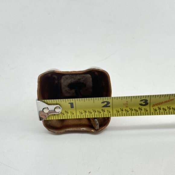 Vintage‎ MCM Brass Service Bell Handheld Call Bell Bar Pub Man Cave Decor Patina - Picture 9 of 10